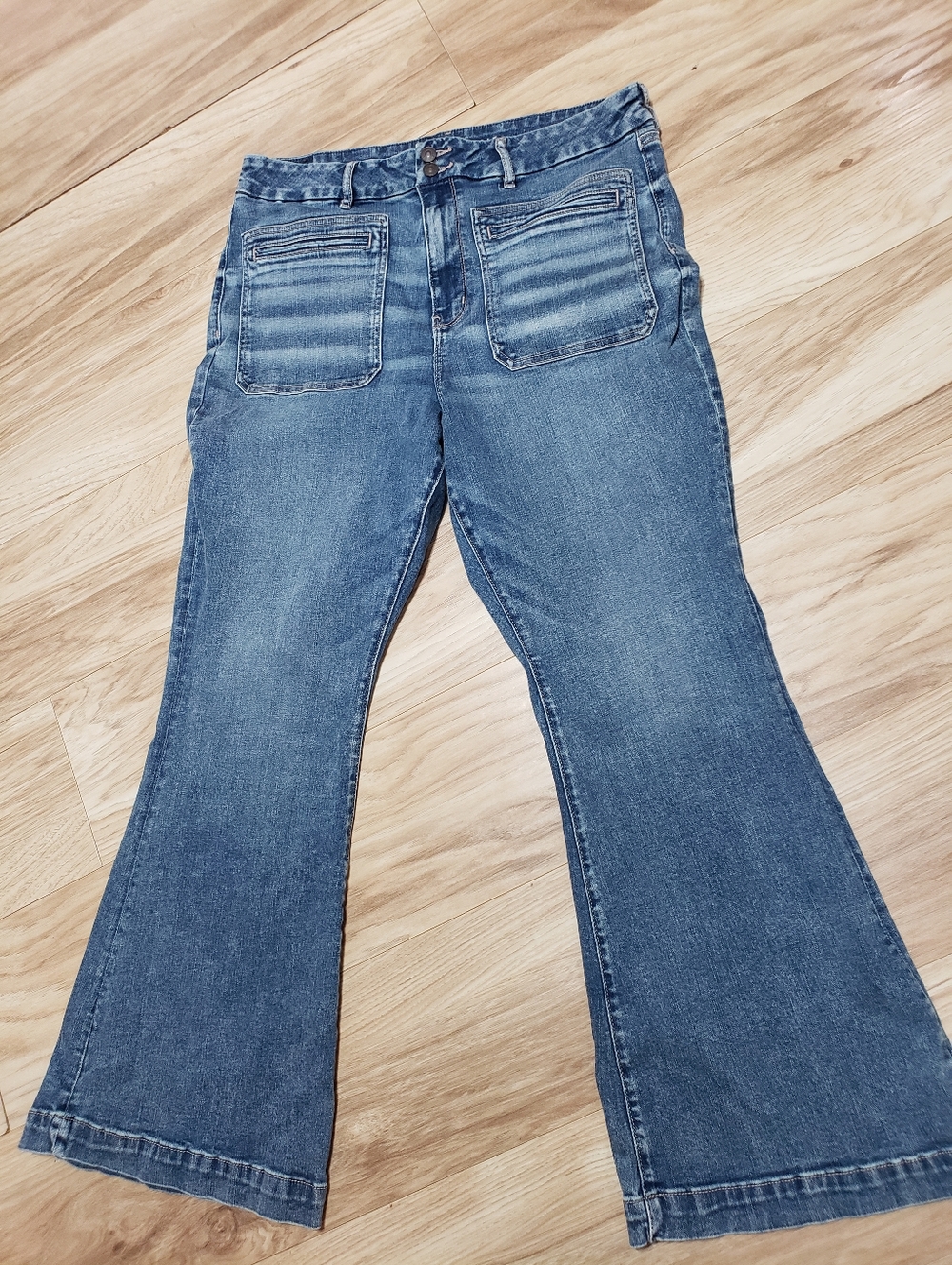 American Eagle Outfitters Blue Flared Jeans